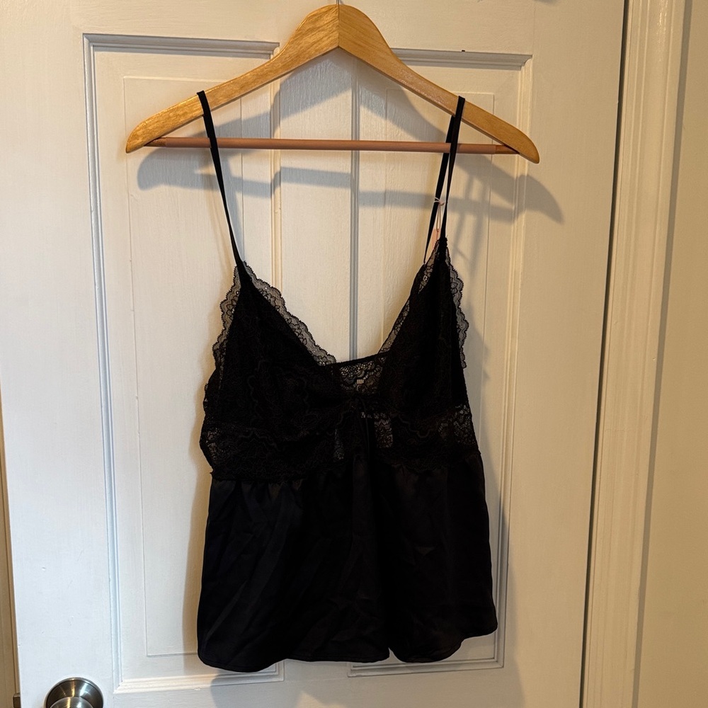 Victoria’s Secret Black Lace Camisole set